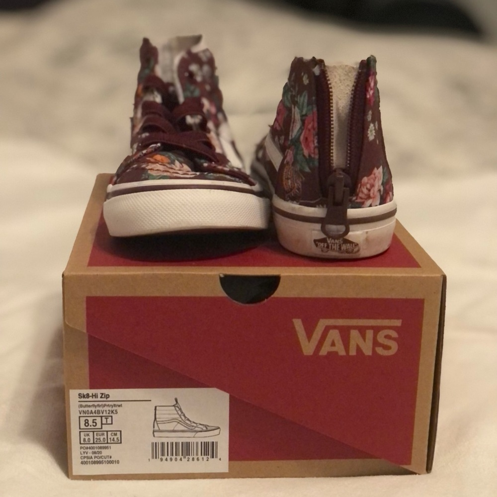 Vans Toddler Size 8.5